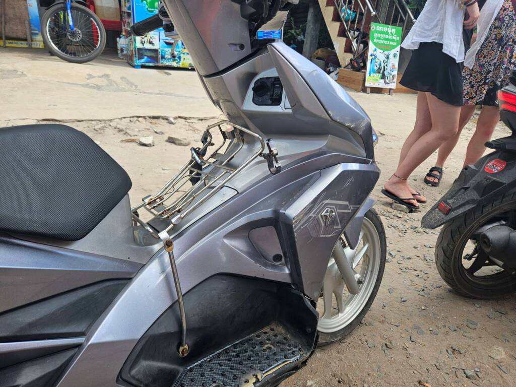 renting a scooter in Southeast Asia