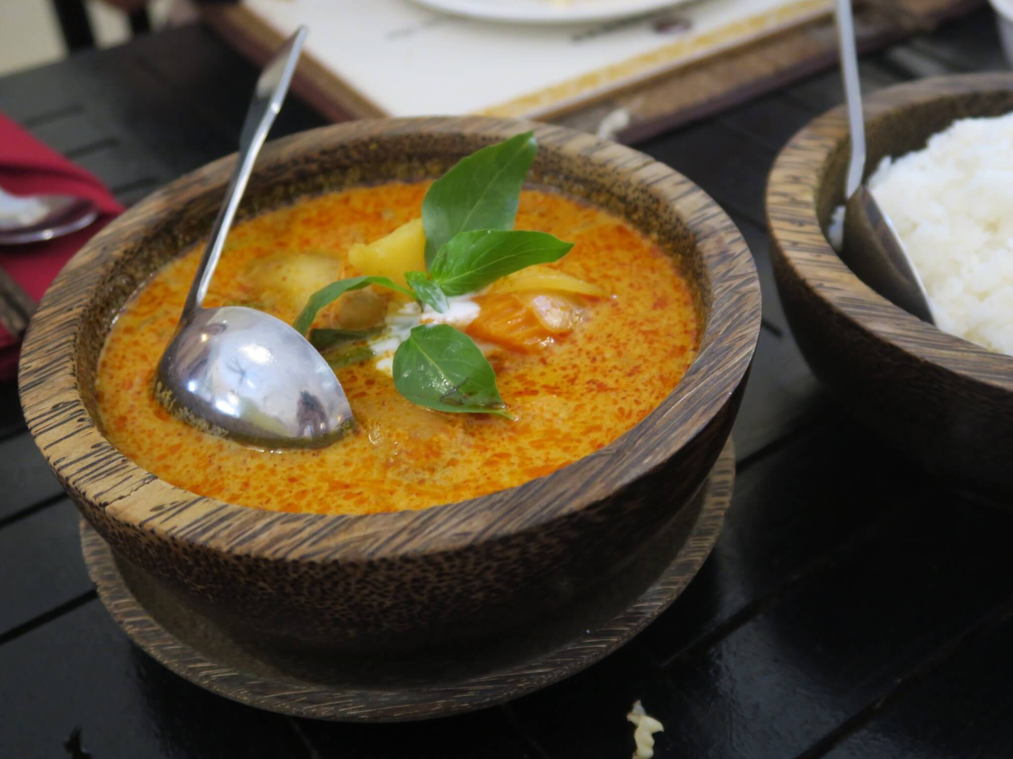 Eating Amok in Cambodia cheap food